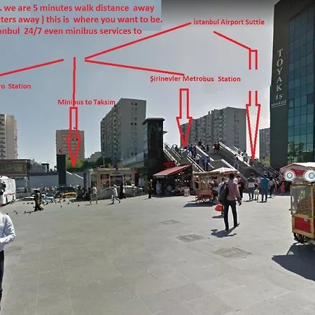 Feeling At In Center 5 Minutes Walk To The Atakoey Metro Station & Metrobus Isztambul